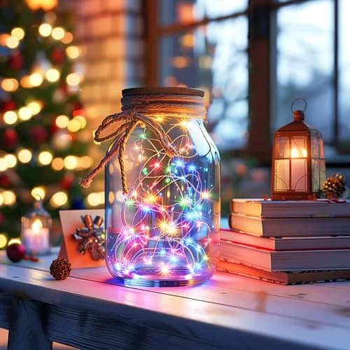 Minetom Multicolor Fairy String Lights 100 LEDs 10.1m (33 Ft) | Waterproof Copper Wire for Bedroom & Party Decor thumbnail 7