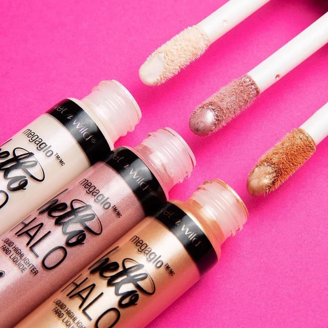 wet n wild MegaGlo Hello Halo Liquid Highlighter Makeup, Shimmer, Glow Halographic 15ml (0.5 Fl Oz) | Buildable Multi-Shimmer Glow - view 8