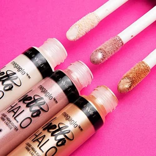 wet n wild MegaGlo Hello Halo Liquid Highlighter Makeup, Shimmer, Glow Halographic 15ml (0.5 Fl Oz) | Buildable Multi-Shimmer Glow thumbnail 8