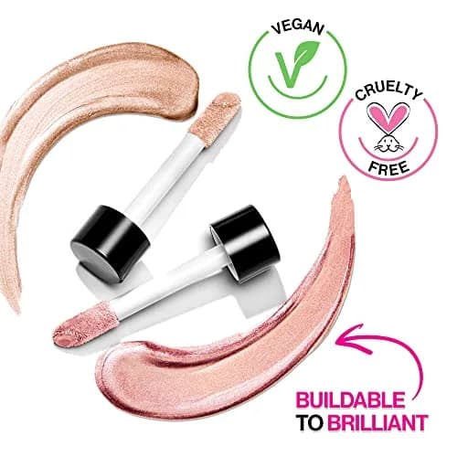 wet n wild MegaGlo Hello Halo Liquid Highlighter Makeup, Shimmer, Glow Halographic 15ml (0.5 Fl Oz) | Buildable Multi-Shimmer Glow thumbnail 2