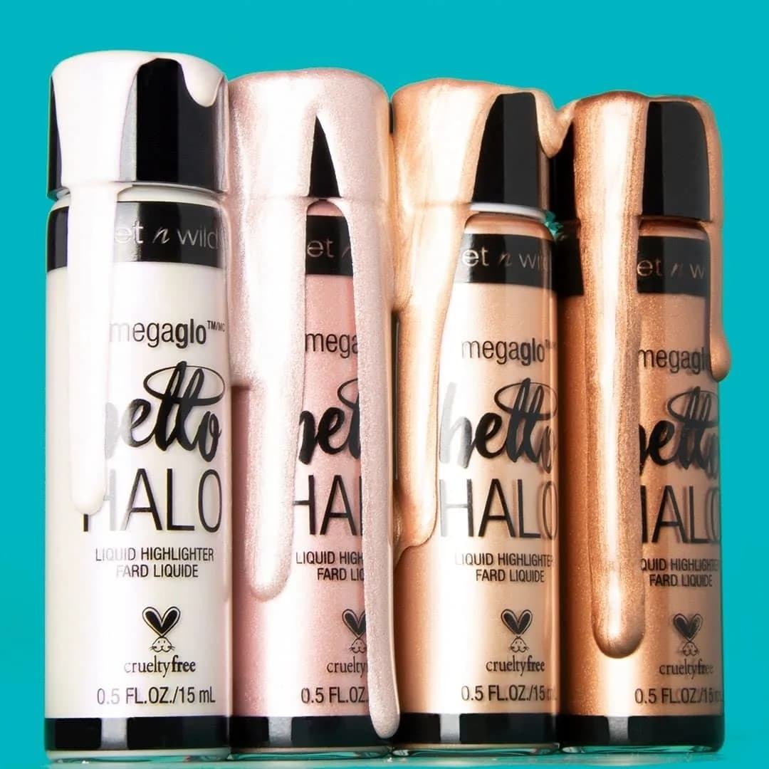 wet n wild MegaGlo Hello Halo Liquid Highlighter Makeup, Rose Gold Halo, 15ml (0.5 Fl Oz) | Shimmer Glow - view 5