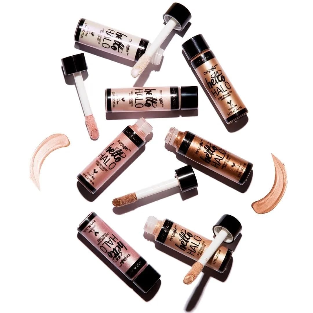 wet n wild MegaGlo Hello Halo Liquid Highlighter Makeup, Rose Gold Halo, 15ml (0.5 Fl Oz) | Shimmer Glow - view 9
