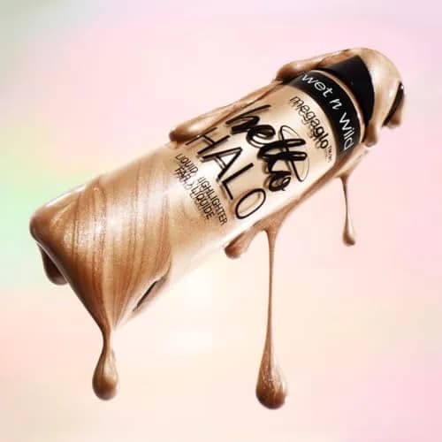 wet n wild MegaGlo Hello Halo Liquid Highlighter Makeup, Rose Gold Halo, 15ml (0.5 Fl Oz) | Shimmer Glow thumbnail 2