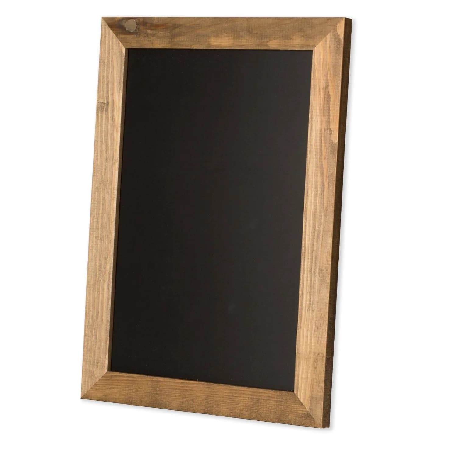 Ilyapa Framed Kitchen Chalkboard Sign, 12x16 Inch | Rustic Brown Wall Decor