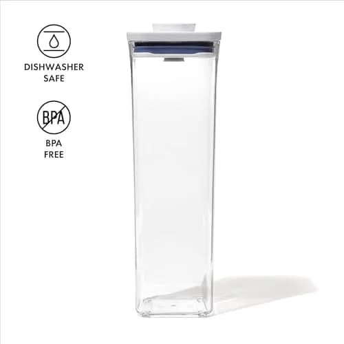 OXO Good Grips POP Container - Airtight Food Storage - Small Square Tall 2.3 Qt (2.1 L) | Keeps Dry Foods Fresh thumbnail 5