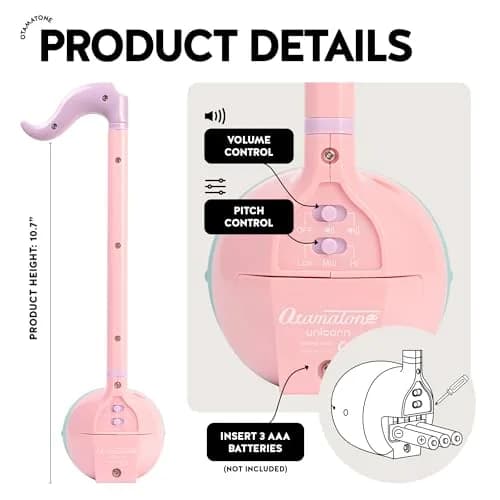 Otamatone Unicorn Electronic Synthesizer Musical Instrument Toy | Fun & Easy to Play thumbnail 4