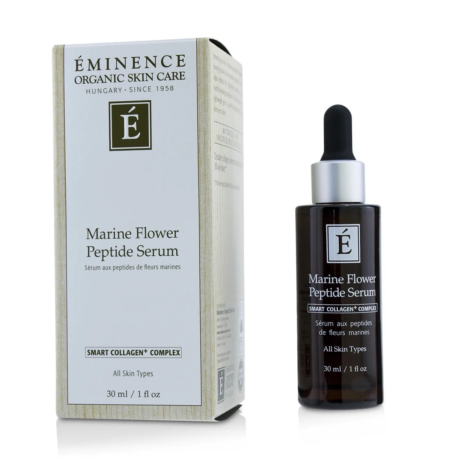 Eminence Marine Flower Peptide Serum 30ml (1 Fl Oz) | Potent Plant Peptides for Smoother, Plumper Skin - main product image