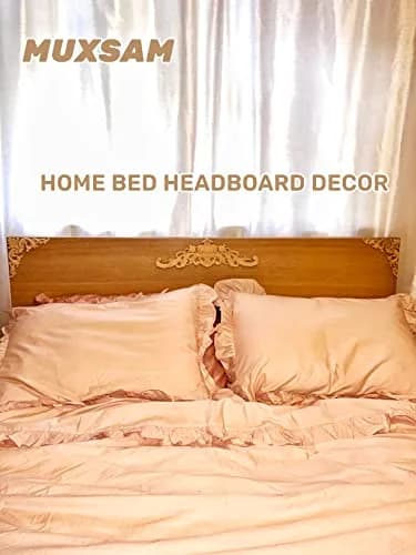 MUXSAM Wood Carved Appliques 40x11 cm (15.75"x4.33") | Vintage Floral Furniture Decals thumbnail 9