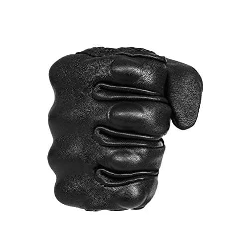 Superbike Men's Goatskin Leather Touchscreen Motorcycle Gloves Black | Durable, Flexible & Impact-Absorbing thumbnail 6