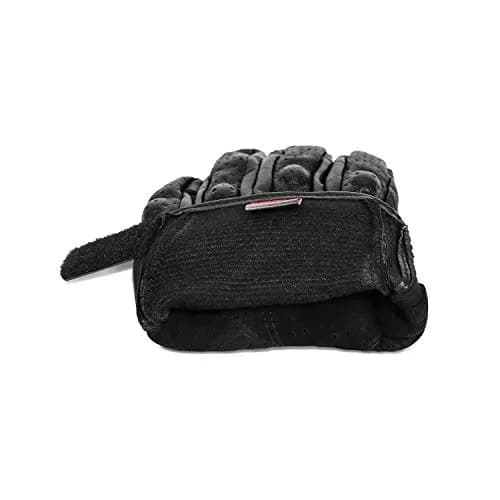Superbike Men's Goatskin Leather Touchscreen Motorcycle Gloves Black, Perforated | Durable & Breathable for Indian Riders thumbnail 7