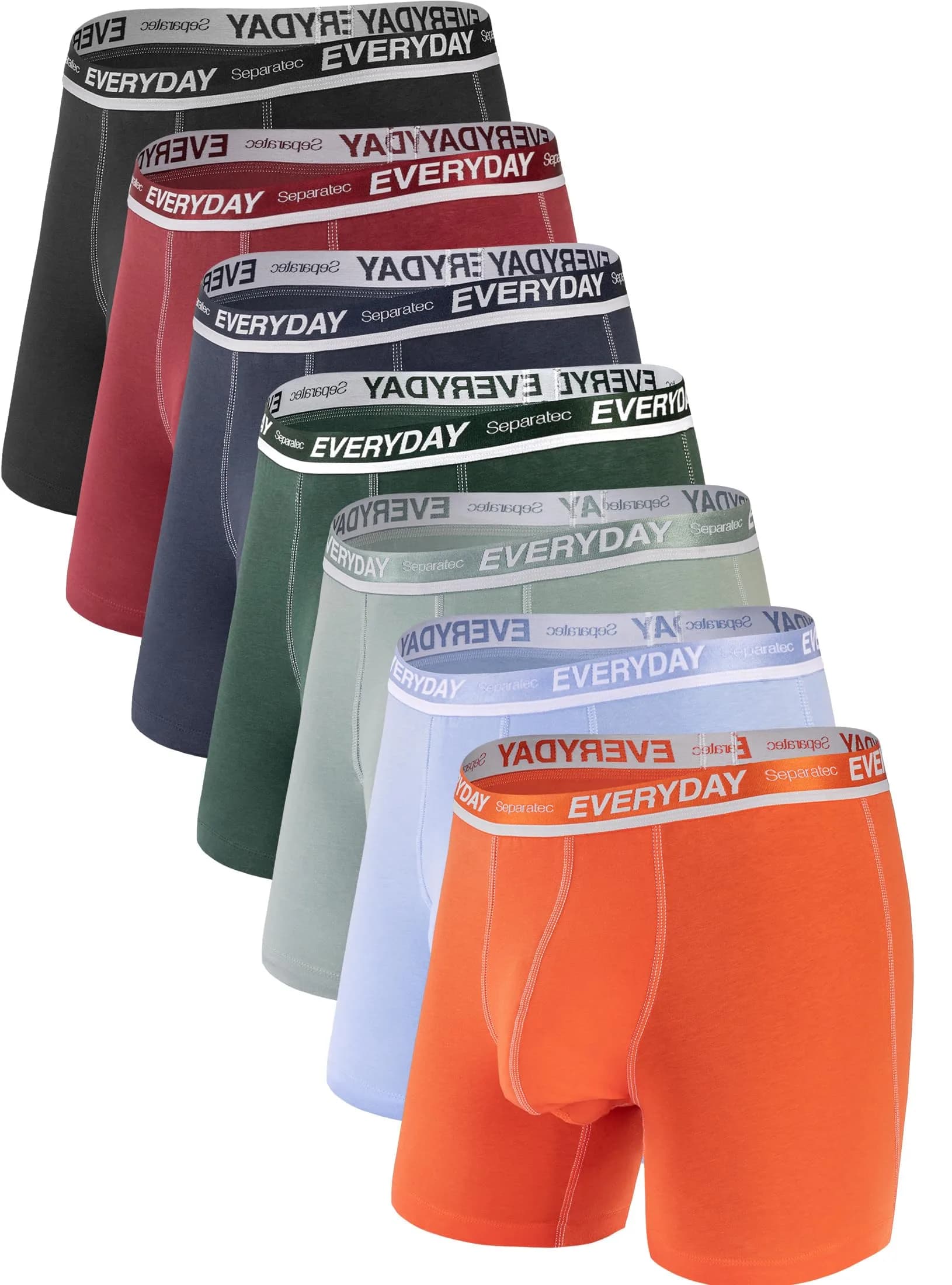 Separatec Dual Pouch Men's Boxer Briefs Cotton Underwear Multipack | Patented Support & Breathability (70-120 chars)