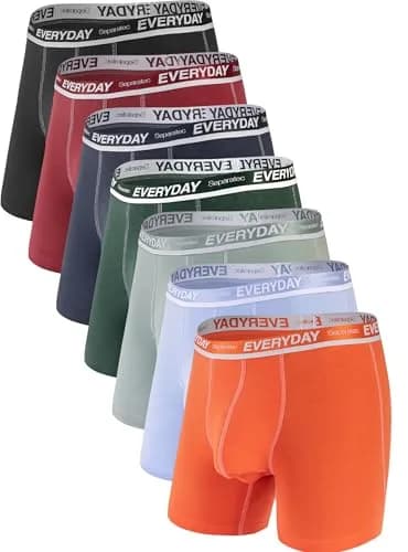 Separatec Dual Pouch Men's Boxer Briefs Cotton Underwear Multipack | Patented Support & Breathability (70-120 chars) thumbnail 1