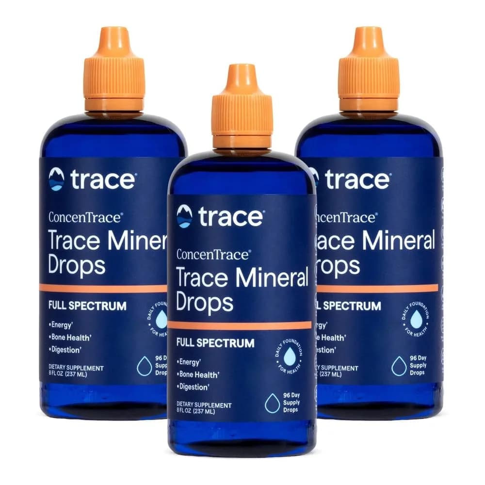 Trace Minerals ConcenTrace Drops, 70+ Ionic Trace Minerals, 24 fl oz (710ml) | Great Salt Lake Source - main product image