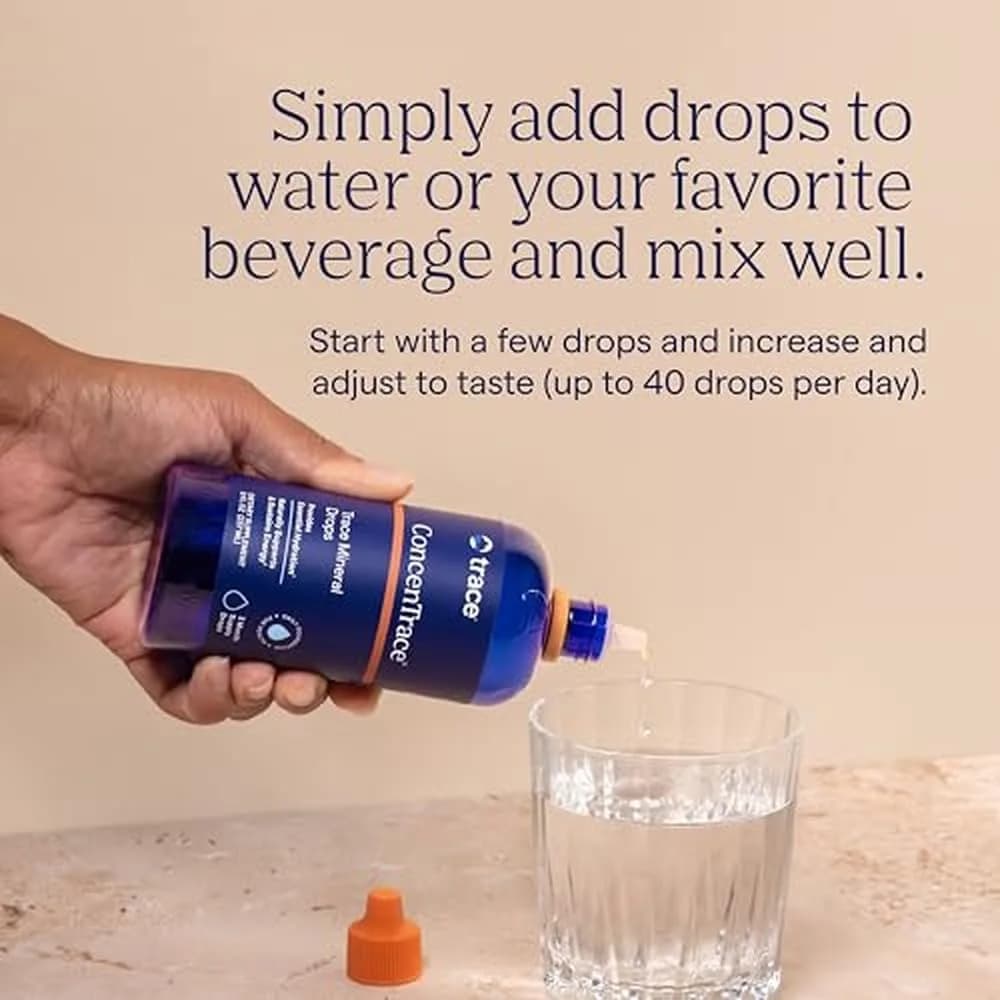 Trace Minerals ConcenTrace Drops, 70+ Ionic Trace Minerals, 24 fl oz (710ml) | Great Salt Lake Source - view 5