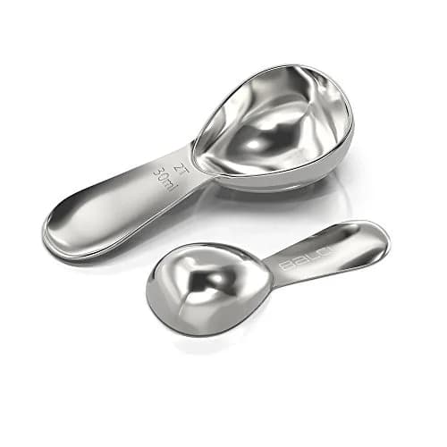 BALCI Stainless Steel Coffee Scoop Set - 1 & 2 Tablespoon (15ml/30ml) | Accurate Measurement & Durable Design thumbnail 4