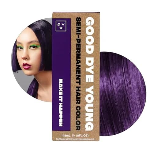 Good Dye Young Semi-Permanent Hair Purple Color 5 FL OZ | Vibrant, Vegan & Cruelty-Free thumbnail 1
