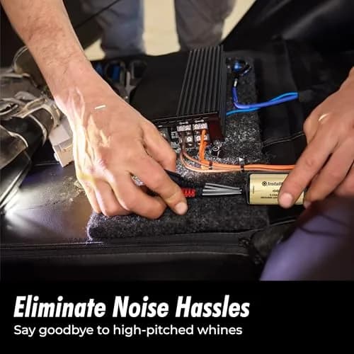 InstallGear Ground Loop Noise Isolator for Car Audio and Home Stereo, 2-Channel | Eliminates Humming and Buzzing thumbnail 2