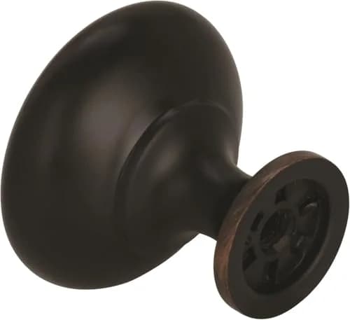 Amerock 10 Pack 1-1/4" Round Edona Oil-Rubbed Bronze Cabinet Knob | Classic Zinc Handle for Cabinets thumbnail 7