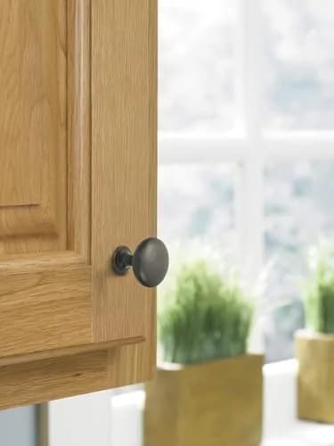 Amerock 10 Pack 1-1/4" Round Edona Oil-Rubbed Bronze Cabinet Knob | Classic Zinc Handle for Cabinets thumbnail 2