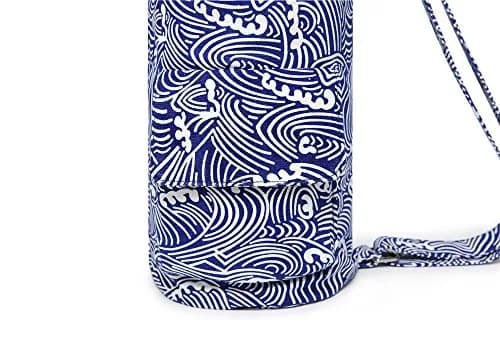 FREMOUS Yoga Mat Bag Exercise Yoga Mat Carry Bag (wave) | Large Canvas Design, Adjustable Strap, Vibrant Patterns thumbnail 4