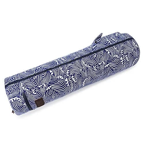 FREMOUS Yoga Mat Bag Exercise Yoga Mat Carry Bag (wave) | Large Canvas Design, Adjustable Strap, Vibrant Patterns thumbnail 7