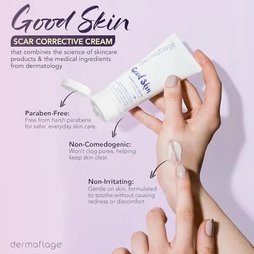 Dermaflage Good Skin Corrective Acne Scar Removal Cream for Scars, 2 oz | Peptide Power for Wrinkles & Scars thumbnail 5