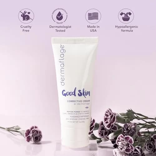 Dermaflage Good Skin Corrective Acne Scar Removal Cream for Scars, 2 oz | Peptide Power for Wrinkles & Scars thumbnail 6