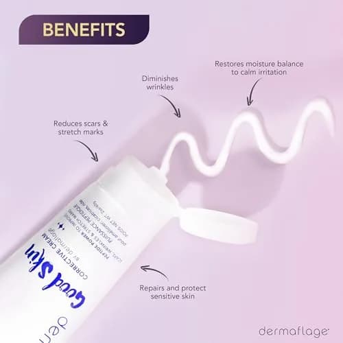 Dermaflage Good Skin Corrective Acne Scar Removal Cream for Scars, 2 oz | Peptide Power for Wrinkles & Scars thumbnail 3