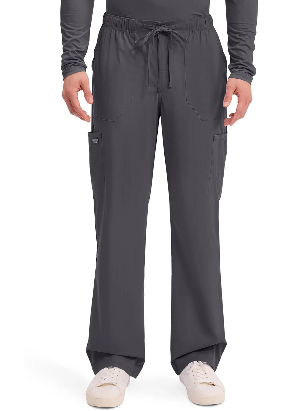 Cherokee Men's Tapered Leg Cargo Scrubs Pants Navy 3XL | Durable, Comfortable & Easy Care