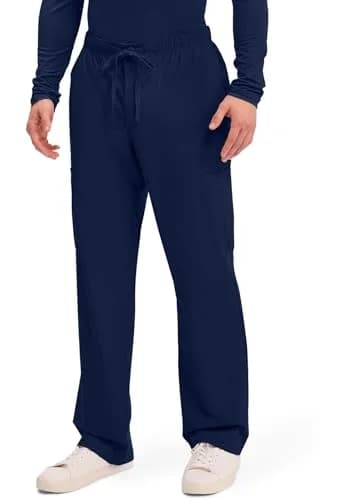 Cherokee Men's Tapered Leg Cargo Scrubs Pants Navy 3XL | Durable, Comfortable & Easy Care thumbnail 5