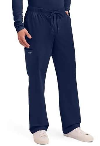 Cherokee Men's Tapered Leg Cargo Scrubs Pants Navy 3XL | Durable, Comfortable & Easy Care thumbnail 7