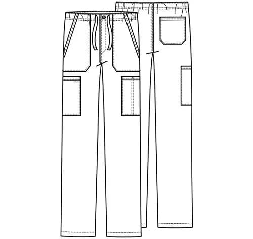Cherokee Men's Tapered Leg Cargo Scrubs Pants Navy 3XL | Durable, Comfortable & Easy Care thumbnail 8