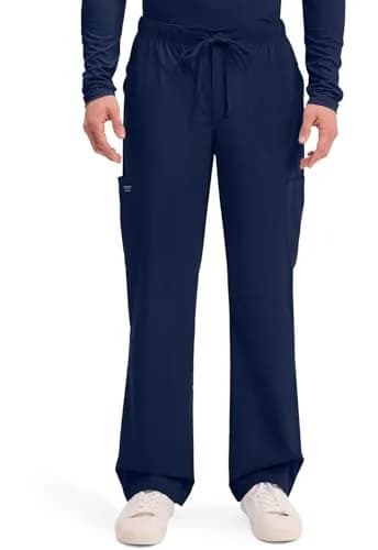 Cherokee Men Tapered Leg Cargo Scrubs Pants Navy XS | Durable, Comfortable & Modern Fit thumbnail 1