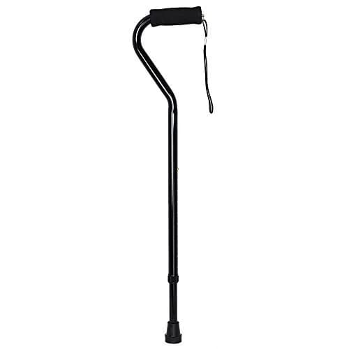 McKesson Offset Handle Cane 30-39 in | Lightweight Aluminum Support up to 300 lbs thumbnail 1