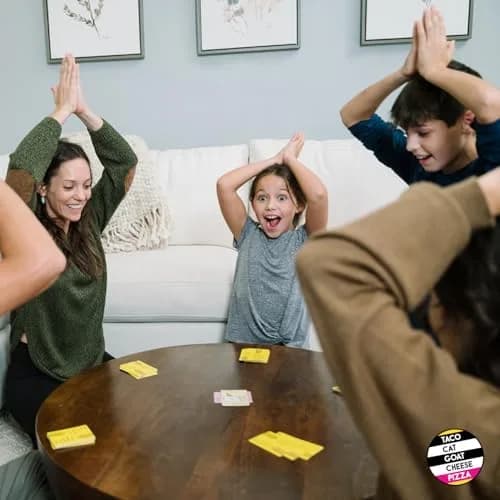 Taco Cat Goat Cheese Pizza Card Game by Taco Cat Games, Age 7+, 2-8 Players | Fast-Paced Reflex Game for Families thumbnail 5