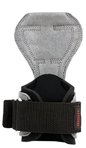 Cobra Grips FIT Charcoal Leather Weight Lifting Gloves with Wrist Wraps - 4.25"-7.0" Wrist - view 4