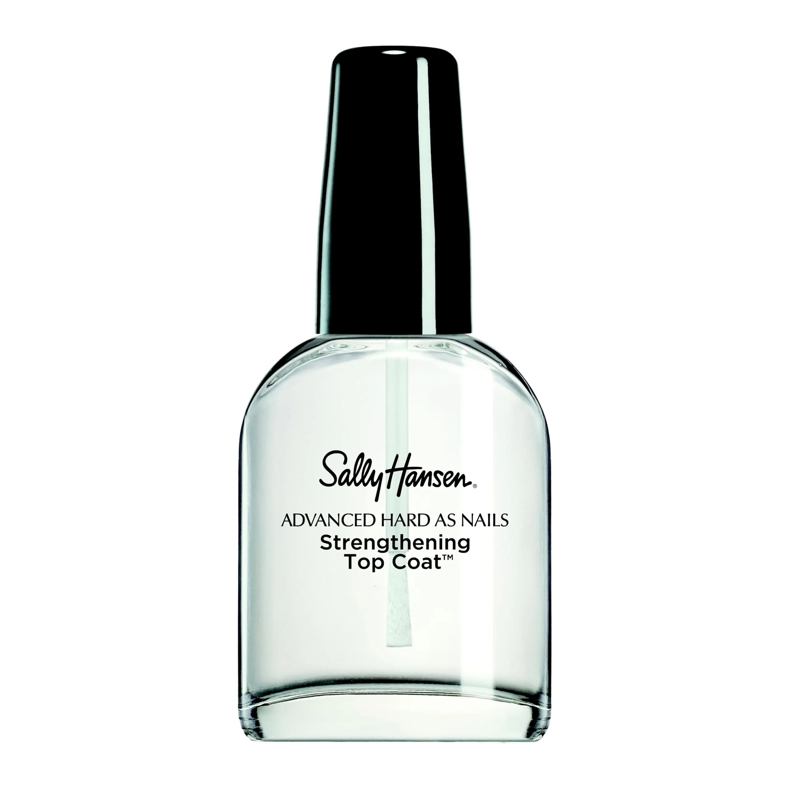 Sally Hansen Hard As Nails Strengthening Top Coat 13.3ml (0.45 Fl Oz) | Prevents Breakage & Splitting