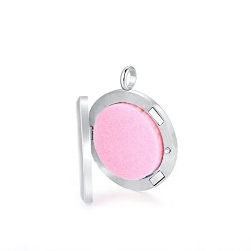 MESINYA Essential Oil Diffuser Necklace 1'' Star Of David | Hypo-Allergenic Magnetic Pendant with 20'' Chain & Pads thumbnail 6