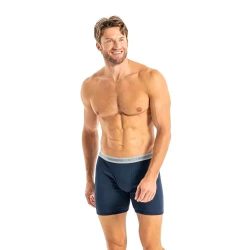 Gildan Men's Classic Length Boxer Briefs 5-Pack, 6" Inseam | Breathable Ring-Spun Cotton thumbnail 6