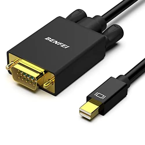 BENFEI Mini DisplayPort to VGA Cable 3m (10 Feet) | Thunderbolt 2 to VGA Adapter for MacBooks & PCs thumbnail 1