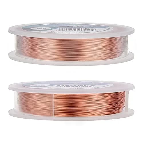 BENECREAT 28 Gauge Copper Jewelry Wire 328FT Tarnish Resistant for Jewelry Making thumbnail 2