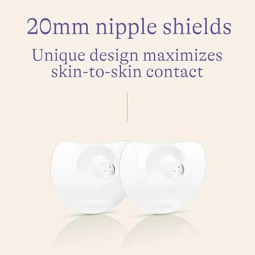 Lansinoh Contact Nipple Shields for Nursing Mothers, 20mm (0.79 inch) | Ultra-Thin Silicone for Latch-On Support thumbnail 5