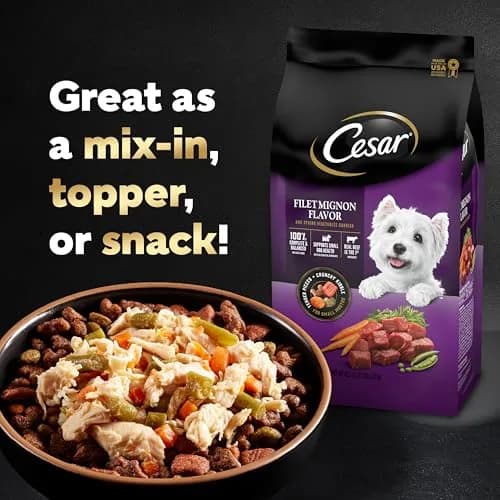 Cesar Simply Crafted Dog Food Toppers, Chicken & Green Beans, 1.3 oz, 10 ct | Real Chicken & Veggies, Easy to Digest thumbnail 9