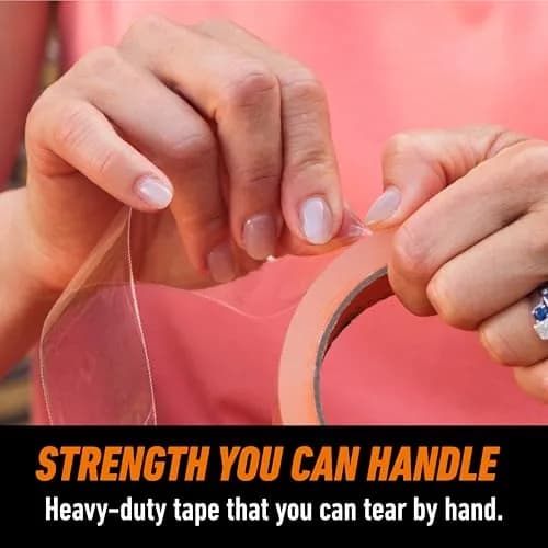 Gorilla Crystal Clear Tape 1.88 inch x 18 yd (54 ft) | Weather Resistant for Indoor/Outdoor Projects thumbnail 4