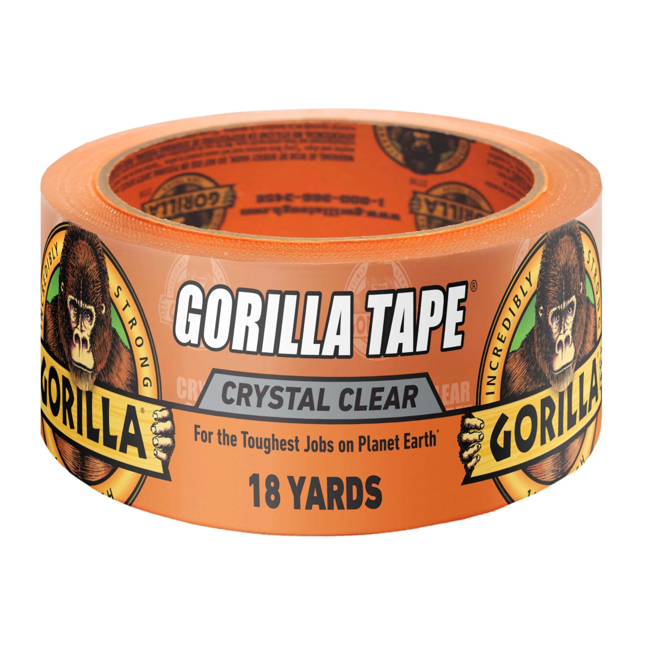 Gorilla Crystal Clear Tape 1.88 inch x 18 yd (54 ft) | Weather Resistant for Indoor/Outdoor Projects - main product image