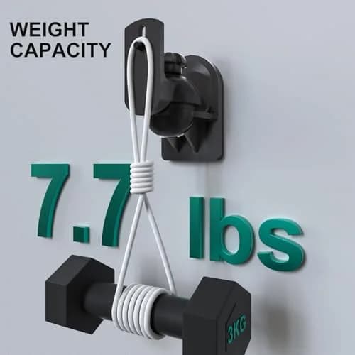 WALI Black 4 Pack Speaker Wall Mount Brackets | 3.5 kg (7.7 Lbs) Capacity, 70° Swivel, 20° Tilt thumbnail 5