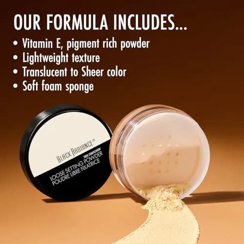 Black Radiance True Complexion Loose Setting Powder Cocoa Kisses 18.14 g (0.64 oz) | Sets Makeup for All Day Wear thumbnail 5