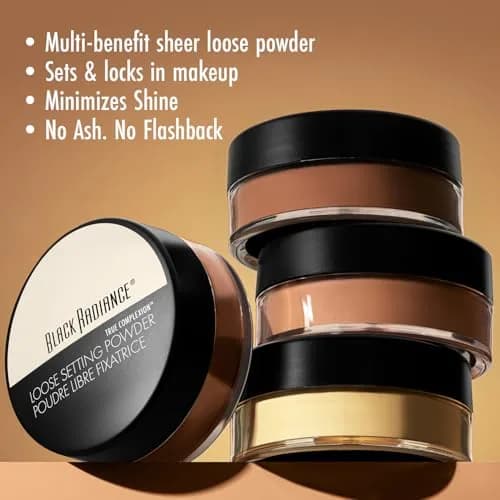 Black Radiance True Complexion Loose Setting Powder Cocoa Kisses 18.14 g (0.64 oz) | Sets Makeup for All Day Wear thumbnail 2