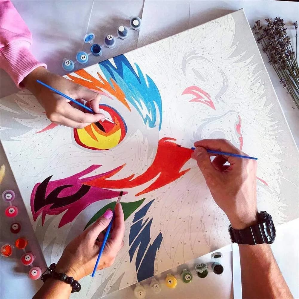 Komking DIY Paint by Numbers for Adults & Kids | 40.6x50.8 cm (16x20 inch) - view 3