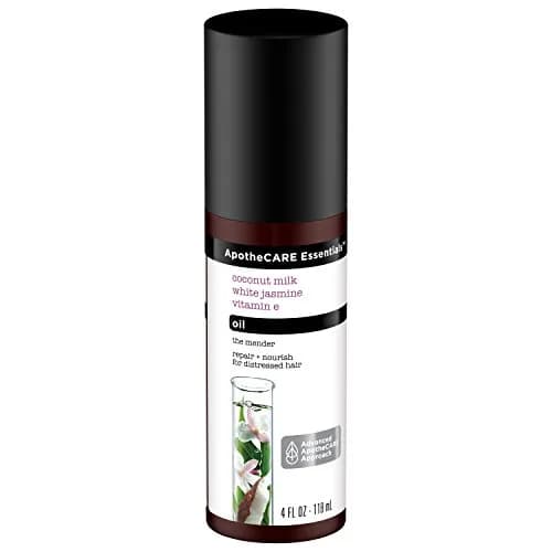 ApotheCARE Essentials The Mender Hair Repair Oil, Coconut Milk, White Jasmine, Vitamin E, 4 oz | Nourishes & Restores Damaged Hair thumbnail 2